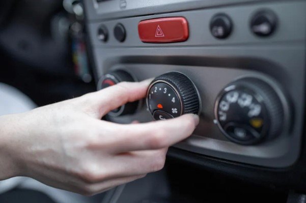 Adjusting a vehicle's dashboard climate control